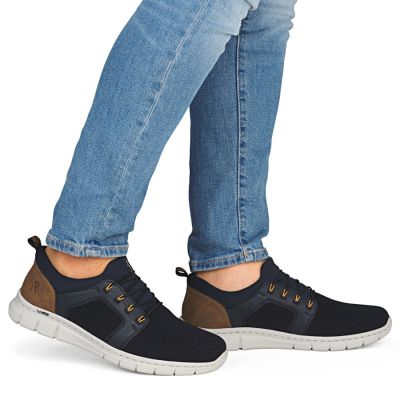 6. Bequeme marineblaue Herren-Sportschuhe Rieker B7796-14
