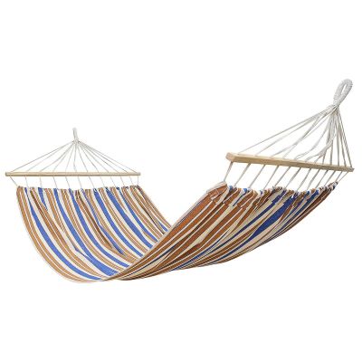 16. Gartenhängematte für 1 Person 200x100cm mit Spreizstange 1052182