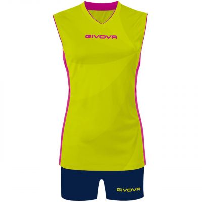 5. Givova Kit Elica KIT C58 Sportset gelb-marineblau