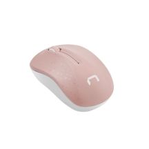 NATEC Kabellose Maus Tukan Rosa-Weiß 1600DPI NMY-1652