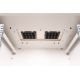 10. Digitus 19" 16U 600x600 Wand-Netzwerkschrank, Volltür, grau, ungeteilt, montiert, IP55, 100 kg