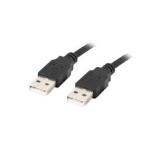 LANBERG USB-A 2.0 Stecker/Stecker Kabel 1,8 m Schwarz CA-USBA-20CU-0018-BK