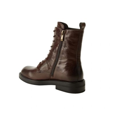4. Lee Cooper Damenschuhe, Stiefeletten, braunes Naturleder, modisch