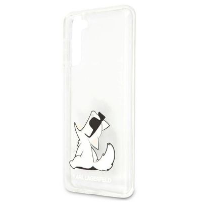 6. Karl Lagerfeld Choupette Fun Case für Samsung Galaxy S21+ - Transparent