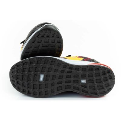 9. Leomil Kinder-Sportschuhe Pokémon-Sneaker, leicht, mit Klettverschluss und LED-Beleuchtung, schwarz