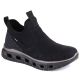 2. Rieker W RKR616 bequeme Schlupfstiefelette, schwarz