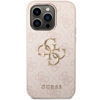 3. Guess GUHCP15X4GMGPI iPhone 15 Pro Max 6,7" rosa/rosa Hardcase 4G Big Metal Logo