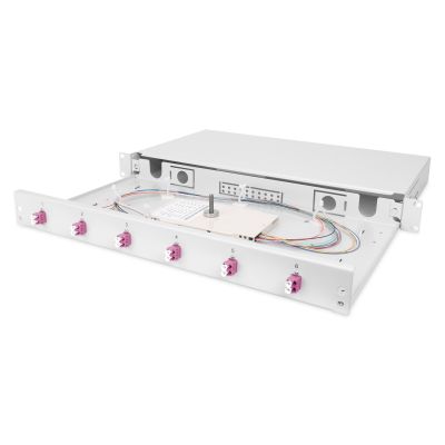 8. Digitus Glasfaserpanel, mit Zubehör, LC, OM4