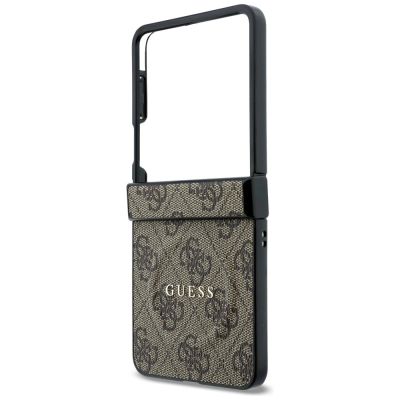 5. Guess 4G Classic MagSafe Hülle für Samsung Galaxy Z Flip 8 - Braun
