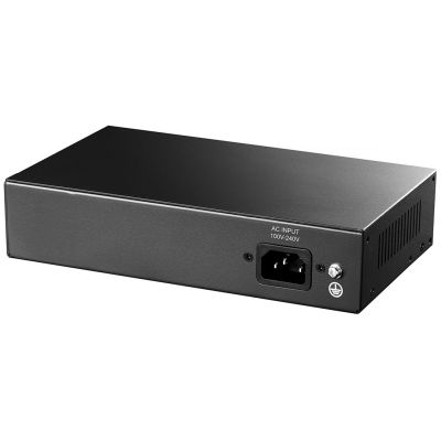 3. Switch CUDY FS1010PG, 8-Port 10/100 Mbit/s PoE+ 120 W, 2x GbE-Uplink
