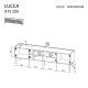 4. 4D-TV-Schrank LUCCA 200x40x59 weiß