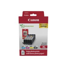 Canon 2052C006 – XL-Tintenpatronenset – Cyan, Magenta, Gelb – je 8,3 ml – 4 Stück – Foto-Werbepackung