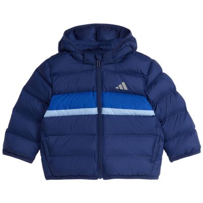 6. adidas Synthetische Daunenjacke, Marineblau, Kinderjacke JL7392