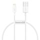 Baseus Superior USB-Kabel - Lightning 2,4 A 0,25 m Weiß (CALYS-02)