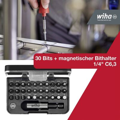 3. WIHA Elektroschrauber 1/4" Geschwindigkeit PocketDrive 31 Bits