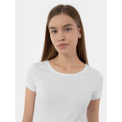 2. Normales, schlichtes Damen-T-Shirt 4F 4FMM00TTSHF731-10S
