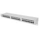 5. INTELLINET 24-Port Cat6a Patchpanel FTP 1HE grau