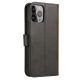 4. Wallet Case mit Ständer für iPhone 15 Pro Magnet Case – Schwarz