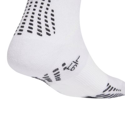 2. adidas Fußball GRIP Bedruckte Crew Performance Socken Weiß JZ3027