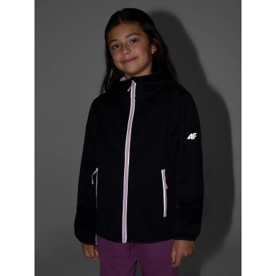 7. Softshelljacke mit winddichter Membran, Größe 5000, Mädchen, 4F 4FJRAW26TSOFF0738-20S
