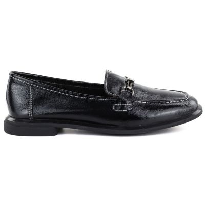 2. Klassische schwarze Damen-Lederschuhe Vinceza 86429