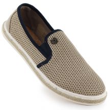 Herren-Espadrilles zum Hineinschlüpfen, beige, Bugatti 321-ASP61-6900