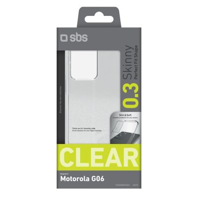 2. SBS Skinny Cover für Motorola Moto G06 - Transparent