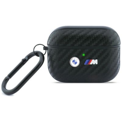 BMW Carbon-Metall-Logo-Hülle für AirPods Pro 3 – Schwarz