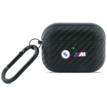 BMW Carbon-Metall-Logo-Hülle für AirPods Pro 3 – Schwarz