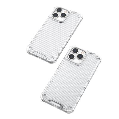 6. Ombre Protect Case für iPhone 14 Pro Max rosa und blaue gepanzerte Hülle
