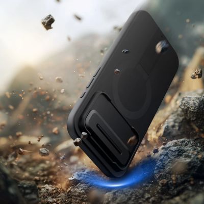 7. Tech-Protect Kevlar Aura MagSafe Case für iPhone Air – Schwarz