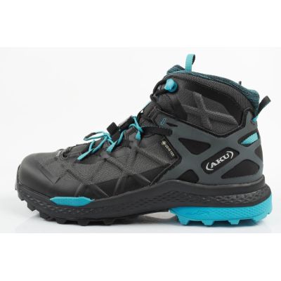 2. AKU Rocket Mid DFS GTX Damen-Wanderschuhe - Schwarz/Türkis