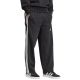 4. adidas Essentials Herren-Fleecehose mit drei Streifen, weitem Bein, Schwarz JM1770