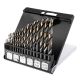 HSS-CNC-Metallbohrer, 124°, „Pro-Tec“, 1,0–10,0 mm, 19er-Set