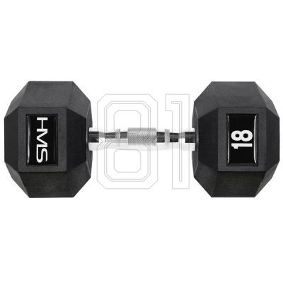 8. HMS HEX PRO Kurzhantel 18 kg