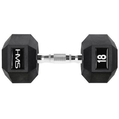 8. HMS HEX PRO Kurzhantel 18 kg