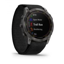 Garmin Enduro 2 Solar Black Carbon Gray DLC Ti Ultrafit Band 010-02754-01 Sports Watch