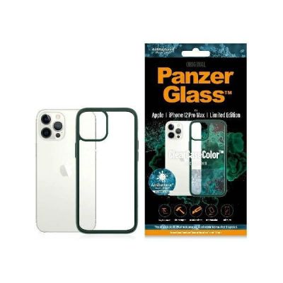 PanzerGlass ClearCase Hülle für iPhone 12 Pro Max – transparent und grün