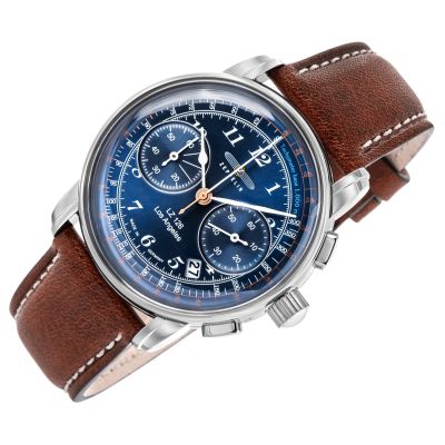 2. Herrenuhr ZEPPELIN Los Angeles LZ 126 7614-3 + BOX
