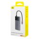 5. USB HUB 6in1 Baseus Metal Gleam Series II USB-A/USB-C/USB-C PD/HDMI/RJ45 - schwarz
