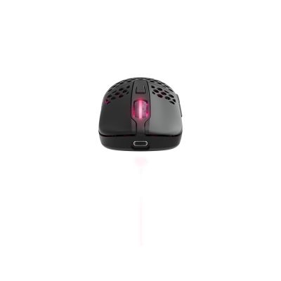 15. CHERRY XTRFY M42 RGB Gaming-Maus, beidhändig bedienbar, kabellos (RF) + USB Typ-C, optischer Sensor, 19.000 DPI
