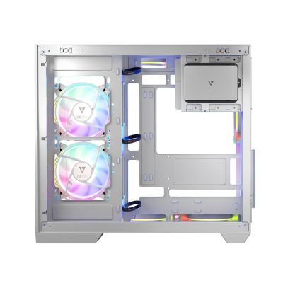 MODECOM VOLCNO PANORAMA APEX ARGB 5F MIDI WEISSES GEHÄUSE