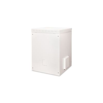 3. Digitus 19" 16U 600x600 Wand-Netzwerkschrank, Volltür, grau, ungeteilt, montiert, IP55, 100 kg