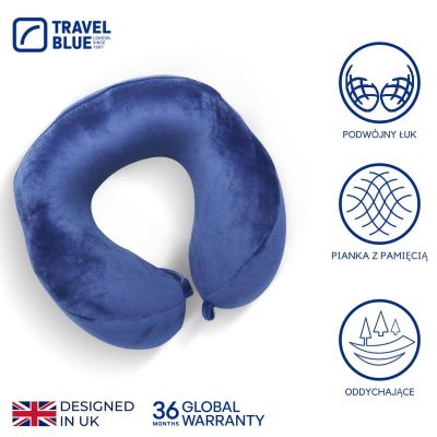 5. TRAVEL BLUE MEMORY-SCHAUM-REISEKISSEN TRANQUILITY HODDIE MIT KAPUZE