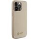 4. Guess Glitter Glossy Script Hülle für iPhone 15 Pro Max – Gold