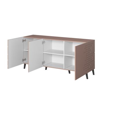 2. NOVA Kommode 155x40x72 cm, mattrosa