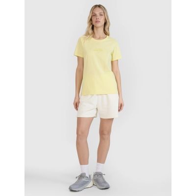 4. Damen-T-Shirt mit Aufdruck, regulär, Größe 4F 4FRSS25TTSHF2786-73S