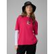 Locker geschnittenes Damen-T-Shirt mit Aufdruck 4F 4FRSS26TTSHF3706-53S