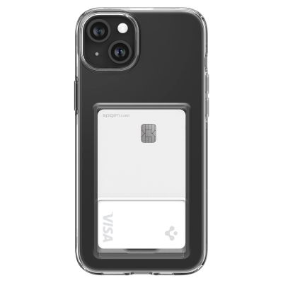 8. Spigen Crystal Slot Hülle für iPhone 15 Plus – transparent