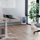 5. Leitz IQ OptiMax Small Office 350 Aktenvernichter, 22 l, P5, 8 Blatt, automatischer Start/Stopp, Rücklauffunktion, drehbarer Auffangbehälter – 33 % höhere Aktenkapazität